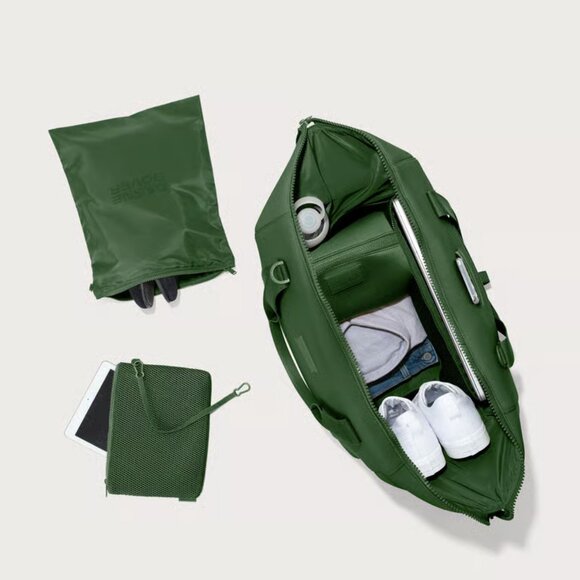 Dagne Dover Landon Neoprene Carryall Bag in Pine, XL - Picture 5 of 13